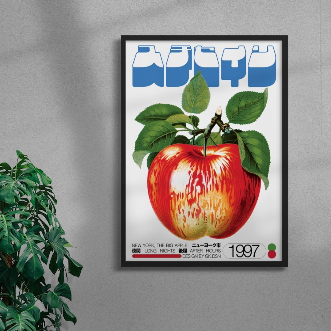 Red Apple - UNFRAMED